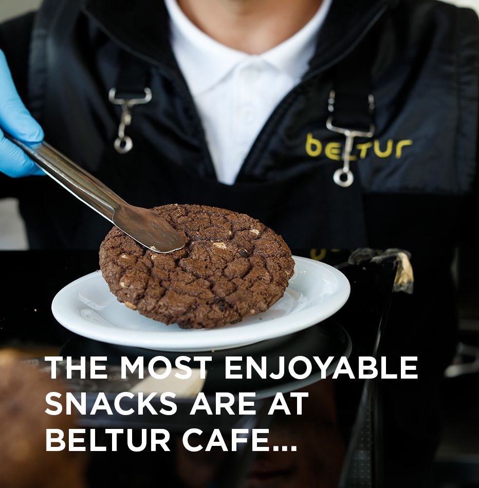 THE MOST ENJOYABLE SNACKSARE AT BELTUR CAFE...